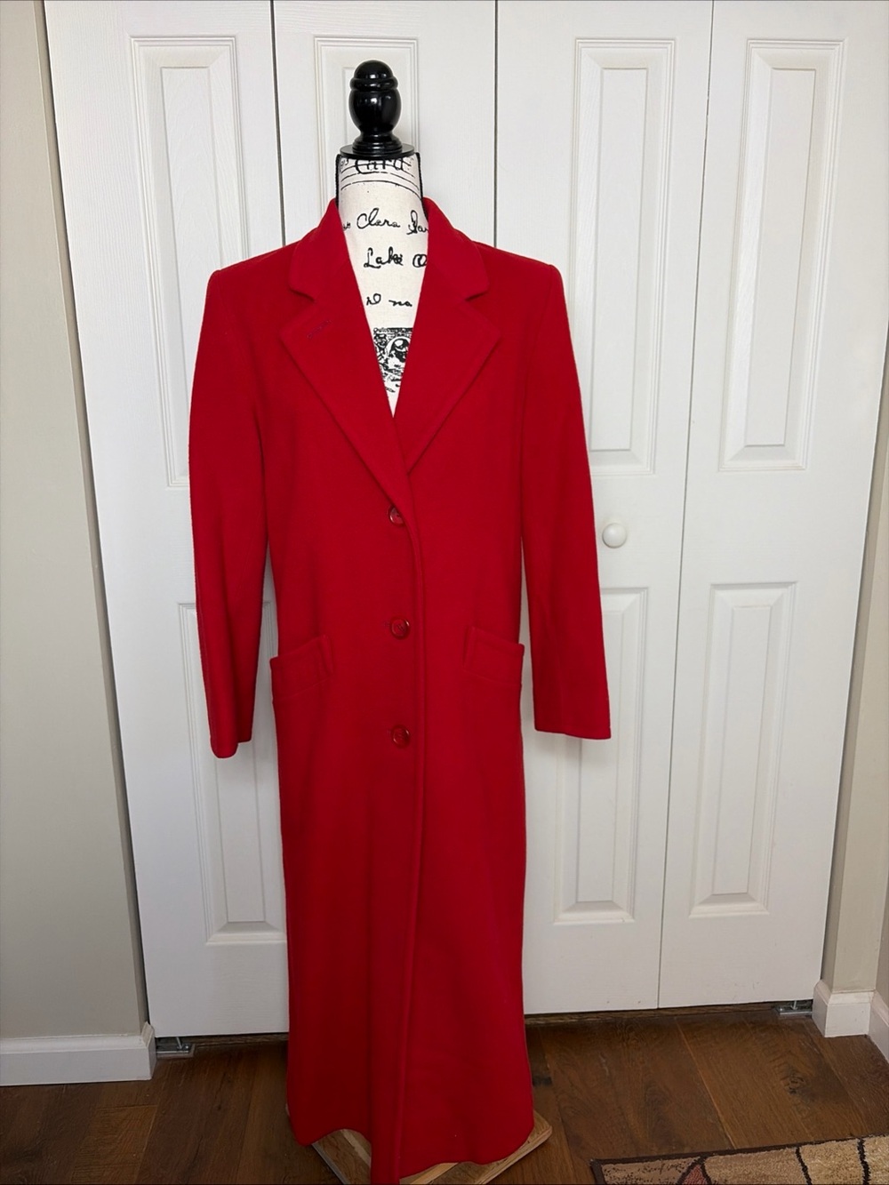 VTG J. Percy for Marvin Richards Wool  Cashmere Blend Coat Women’s Size 12 USA
